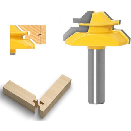 45 Graders Låsfräs 12,7 mm, Träbearbetning Fräs C DXGHC
