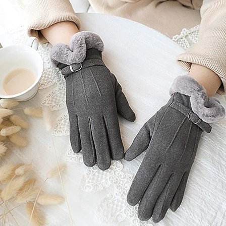 Damehandsker Vinter Touchscreen Damehandsker Termiske