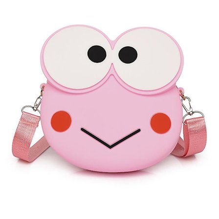 Kawaii Cartoon Anime Keroppi Silikonväska Messenger Bag