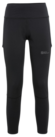 Jack Wolfskin Kammweg Tights naisten housut, Black