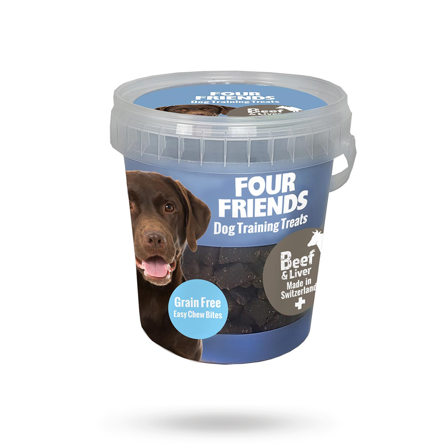 Fourfriends Training Treats Beef & Liver 400g - Matskål, hundgodis & tuggisar