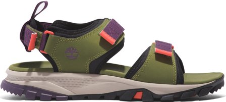 Timberland Womens Lincoln Peak 2 Strap Sandal Md Grn Leather