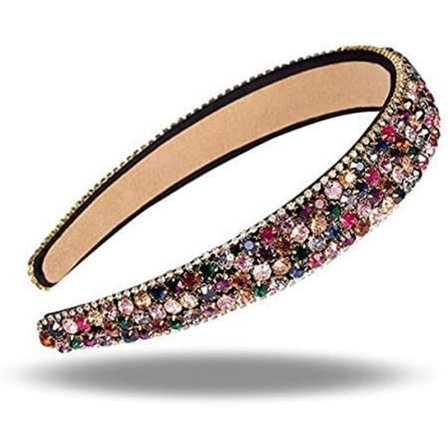 2 stk. Multicolor Rhinestone hårbånd Krystaller Pige Hårbånd, Hår
