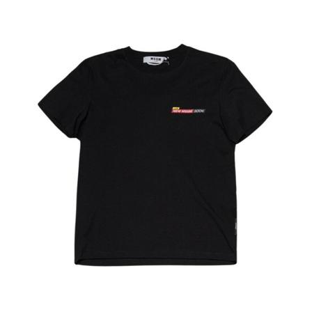 Msgm, T-Shirts Zwart, Heren, Maat:L,Cotton,print