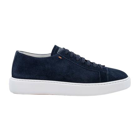 Santoni - Sneakers - Blå - Herr - Storlek: 44 Eu, Herr, Storlek: 44 EU