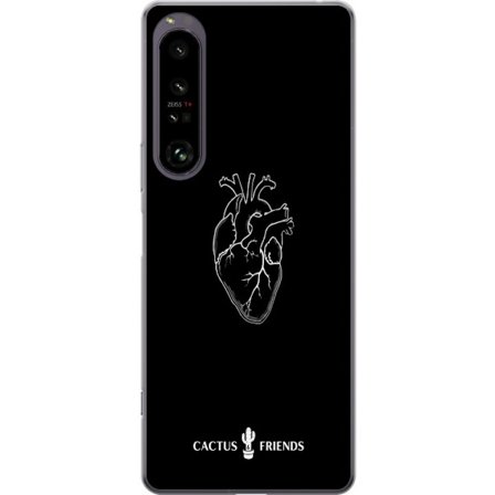 Kompatibel Mobilcover til Sony Sony Xperia 1 IV Kaktus og Venner - Midnat Anatomi Hjerte
