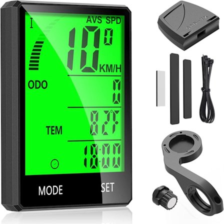 Cykelcomputer, trådløs cykelcomputer, 21 funktioner cykel