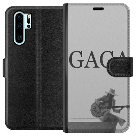 Yhteensopiva Lompakkokotelo Huawei P30 Pro Stitch ympäröity mustikoilla söpössä kawaii-tyylisessä nallekarhussa