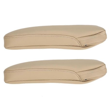 2 st Soffa Klädsel Konstläder Säte Armstöd Skydd Beige Passar för Honda Odyssey 2005-2010