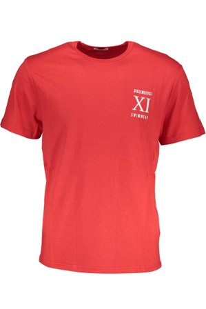 Bikkembergs T-shirt Maniche Corte Uomo Rosso