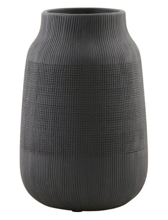 Groove Vase Grey House Doctor