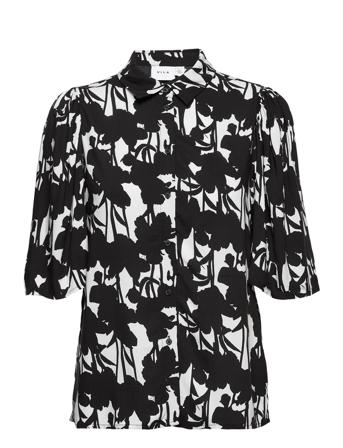 Visoon 2/4 Shirt Lyhythihainen Paita Monivärinen/Kuvioitu Vila