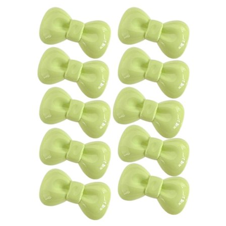 10 stk. Hårklemme Hestehale Hårnål GRØN