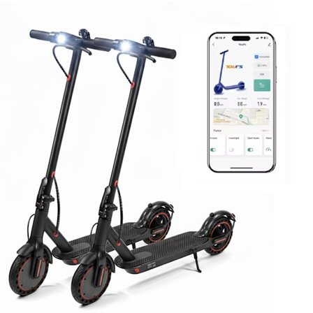 2-PACK - W4PRO 2025 KickScooter Elsparkcykel 30km/h elcykel scooter kickbike elkick sparkcykel