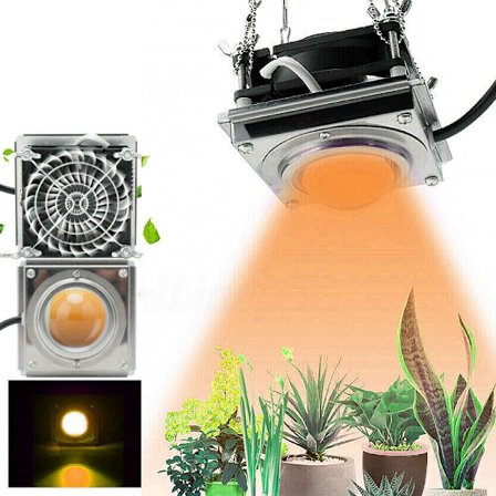 300W LED-vekstlys 300w Full Spectrum COB Vekstlys, Solcelle LED-plantelys, Fleskfarge Fyllingslys