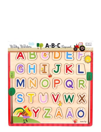 Wacky Wonders - Wooden Puzzle - Abc Patterned Barbo Toys