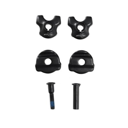 Polkupyörän satulatolpan kiinnike hiilikuitusatulakiskolle, adapteri 7x7mm, polkupyörän satulatolpan putki, soikeat / pyöreät pidikkeet