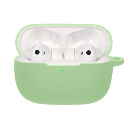 Honor Earbuds 3 Pro silikonfodral med spänne - Ljusgrön