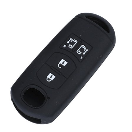 Jingyuqin Silikon Bilnyckelfodral Fjärrkontroll För MAZDA 2 3 5 6 CX-3 CX-5 CX-7 CX-9 Speed Miata MX5 Fob Skydd 2 3 4 Knapp
