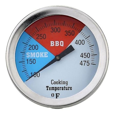 Ovn- og grilltermometer i rustfritt stål, grilltermometer, ovn- og grillmatlaging