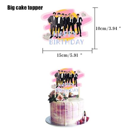 Mordely BTS Theme Party Decoration Party Supplies