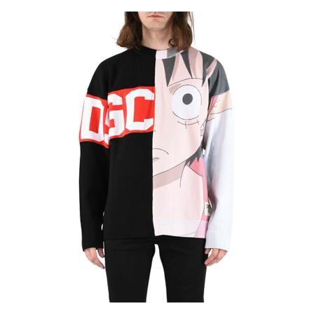 Gcds Felpa one piece luffy hybrid Sort, Herre Sweatshirts