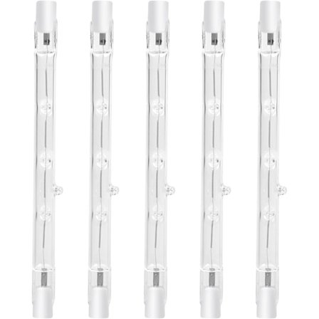 100W 118mm R7s Dimbar halogenlampe varmhvit 2800K (5 stk) - Perfet