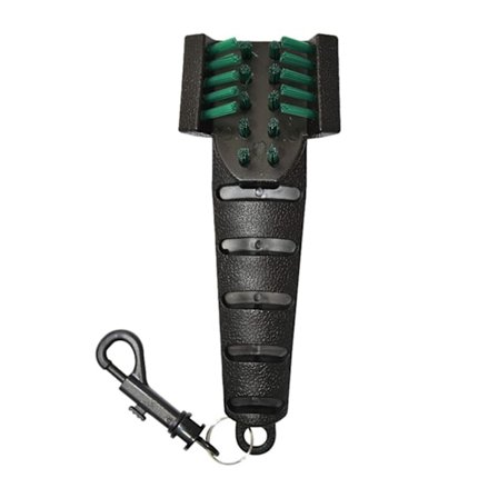 Golf rengøringsværktøj - Golfbold rengøringsbørste og køllerensere med skridsikkert håndtag, tre børste golfboldrenser, køllepose renser (3 stk.)