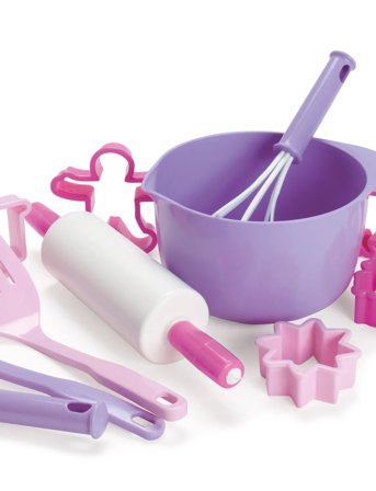 Dantoy My Little P. Baking Set In Net 12 Pcs - Pink - ONE SIZE