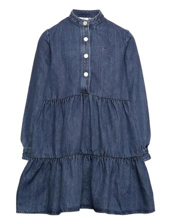 Hemp Denim Dress L/S Dresses & Skirts Dresses Casual Dresses Long-sleeved Casual Dresses Blå Tommy Hilfiger