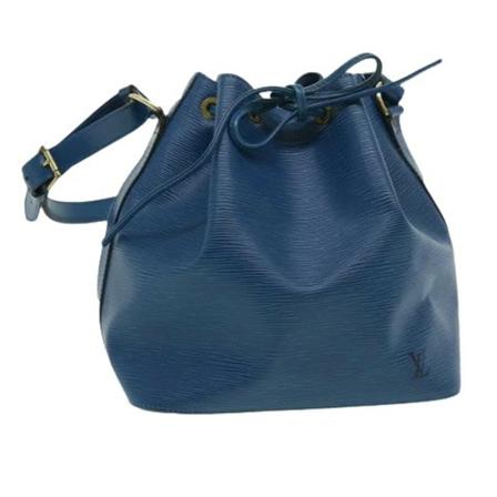 Louis Vuitton Vintage, Pre-owned Leather louis-vuitton-bags Blauw, Dames, Maat:ONE Size
