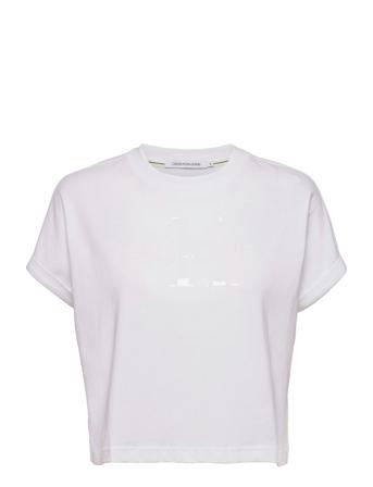 Tonal Monogram Tee White Calvin Klein Jeans