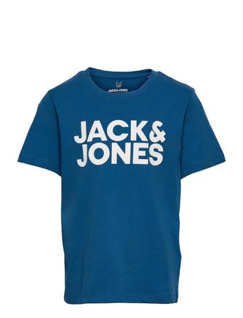 Jjecorp Logo Tee Ss Crew Neck Noos Jr T-shirt Blå Jack & J S