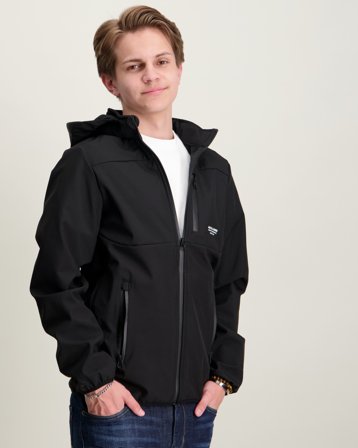 Jack & Jones JJETHEO SOFTSHELL JACKET Svart Jackor Kille - Kids Brand Store