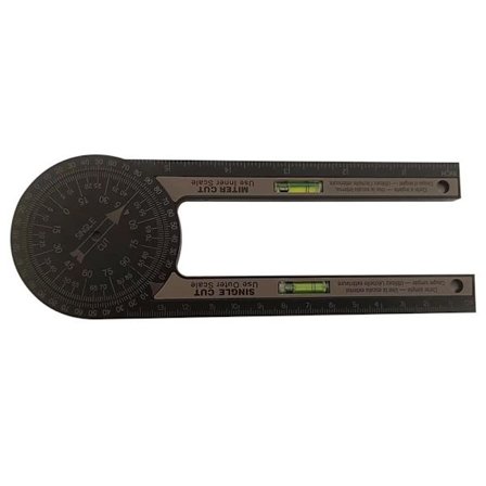 Gradskive for gjæringssag, vinkelmåler SVART