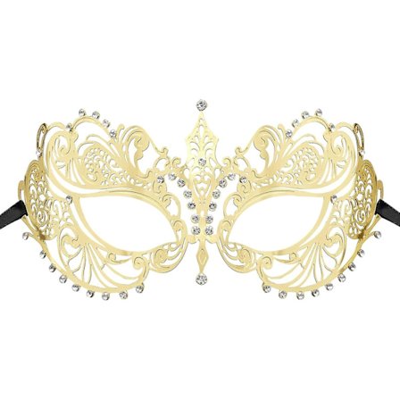 Halloweem Mask Masquerade Mask Halloween Mardi Gras Fest Mask Metall Lady Ball