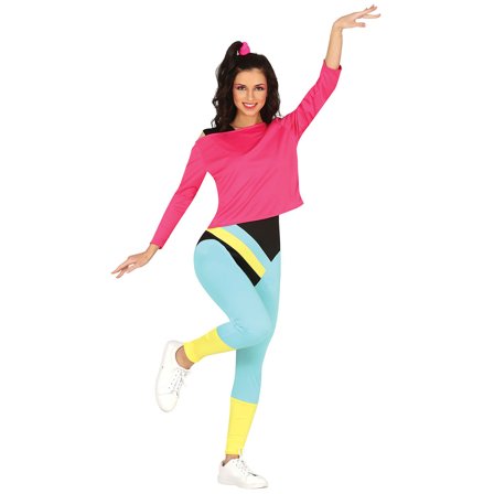 80'erne Træning Kostume Dame