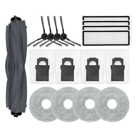 Kompatible Dreame Bot L10s Plus Robotstøvsuger Dele Tilbehør Hoved Sidebørste Hepa Filter Moppeklud Støv B-FO SAHN