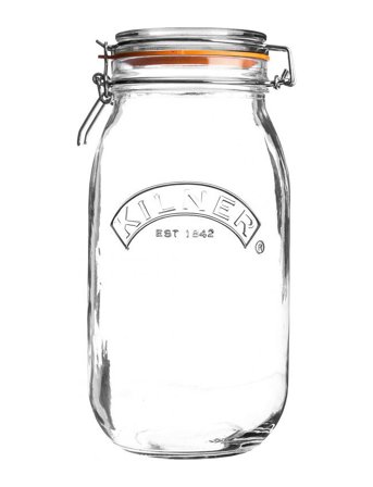 Kilner Round Clip Top Jar - Nude - 2 L
