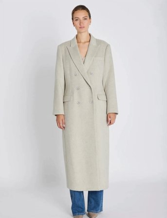 Bruuns Bazaar Fallopiabbabellas Coat - Cream - 42