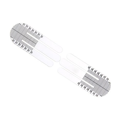 2 st/set Optisk PH-linjal för sjukhus farmaceutiska medicinska förnödenheter Optometri PH-testare Lättviktig Professionell