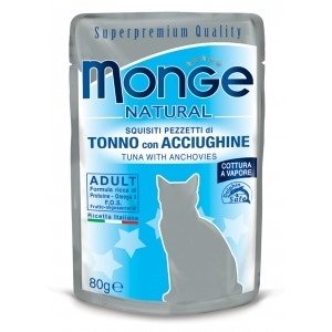 Monge Natural Superpremium Tonno Con Acciughine Cibo Umido Per