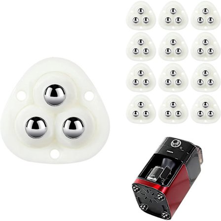 12 kpl Pienet kodinkoneet Pyörät Pyörät Tahrat Kääntöpyörät Mini Itseliimautuva universal 360 astetta pyörivä säilytyslaatikko Huonekalulaatikot Pohja