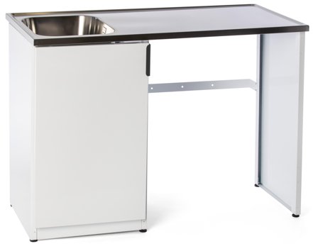 Nimo TB 1200 HTUT Vaskebenk svart, høyre, Vaskerom