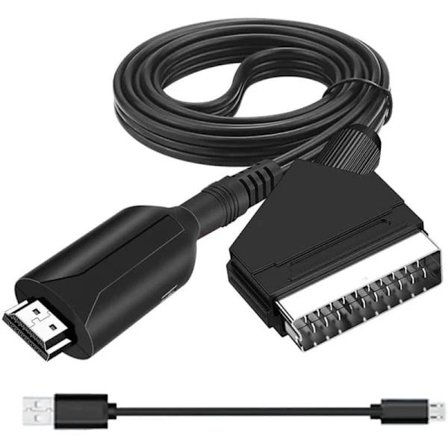 SCART till HDMI-omvandlare, allt-i-ett SCART till HDMI-adapter, 1080P