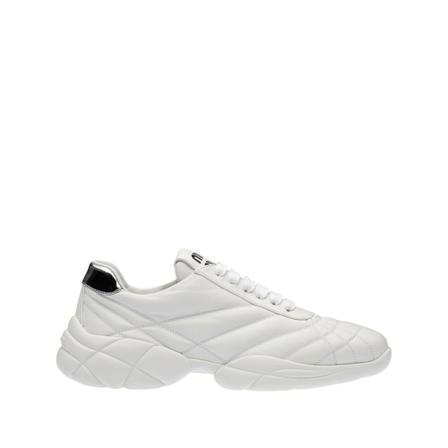 Miu Miu, Lace-Up Shoes Leather Wit, Dames, Maat:38 EU,leer