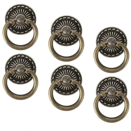 Stykker Vintage Møbelhåndtak Vintage Skuffeknotter Skapdørknotter, Kommode Antikk Håndtak Retro Skuff Sink Legering Bronse Vintage Møbel Han