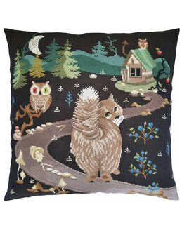 Broderikit Tavla Var min gäst, katt! - RTO