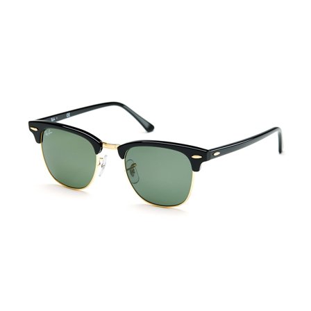 Ray-Ban Clubmaster -Aurinkolasit - Black Round - Ray-Ban RB3016 W0365 49