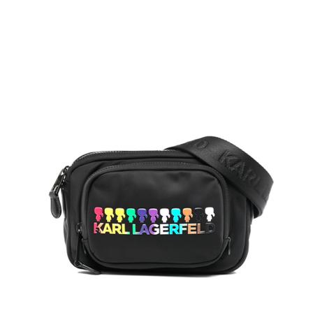 Karl Lagerfeld, Belt Bags Zwart, Heren, Maat:ONE Size,nylon